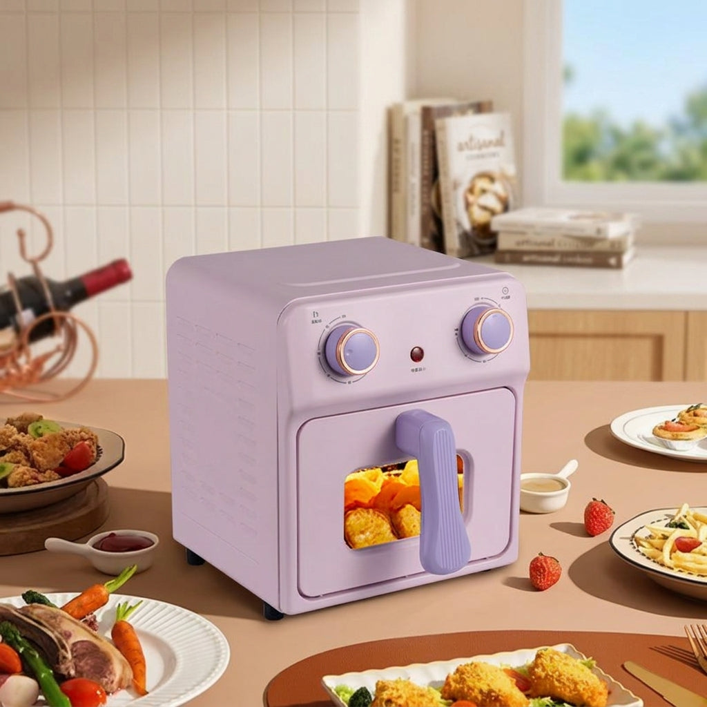 Pink Large Capacity Air Fryer Multifunctional Oil-free Fryer