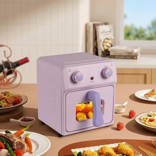 Pink Large Capacity Air Fryer Multifunctional Oil-free Fryer