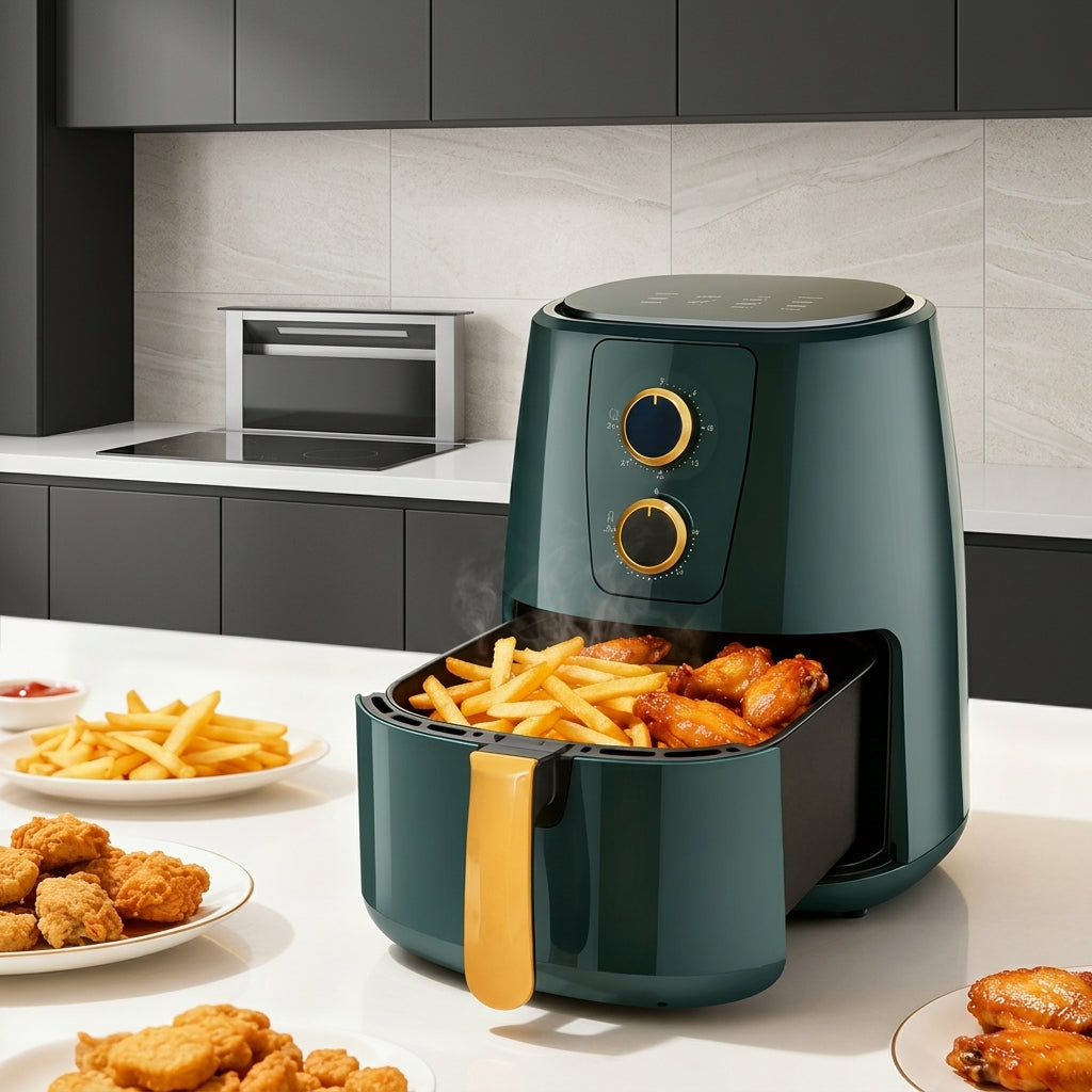 Square Large Capacity Automatic Oil-free Multifunctional Air Fryer