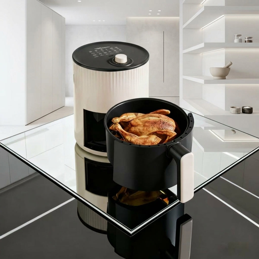 2025 New Air Fryer Oven Combo Automatic Flip-free Mini Cooker