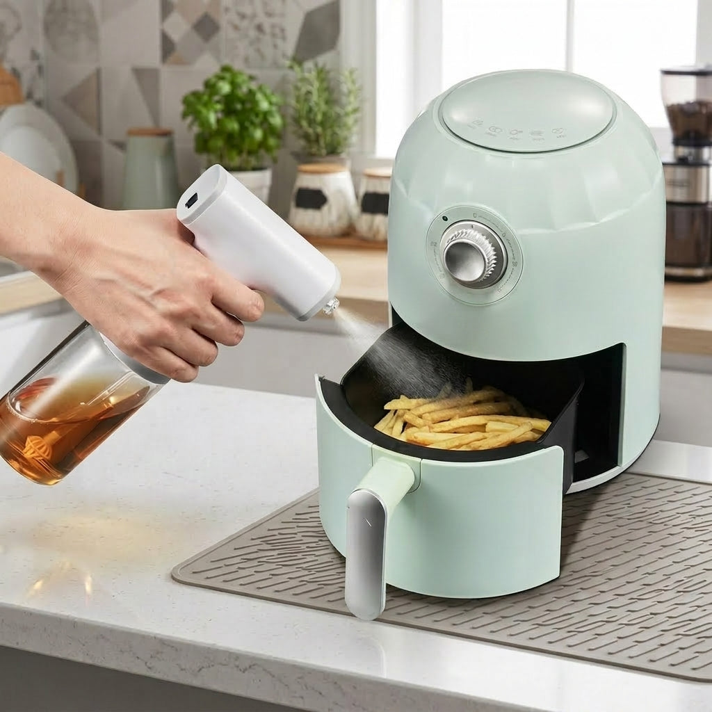 1.8L Mini Smart Air Fryer Automatic Single Person Cooker