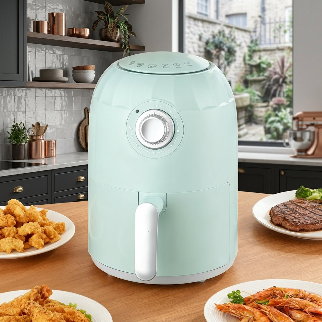 1.8L Mini Smart Air Fryer Automatic Single Person Cooker